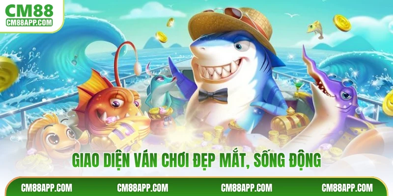 Giao diện ván chơi đẹp mắt, sống động